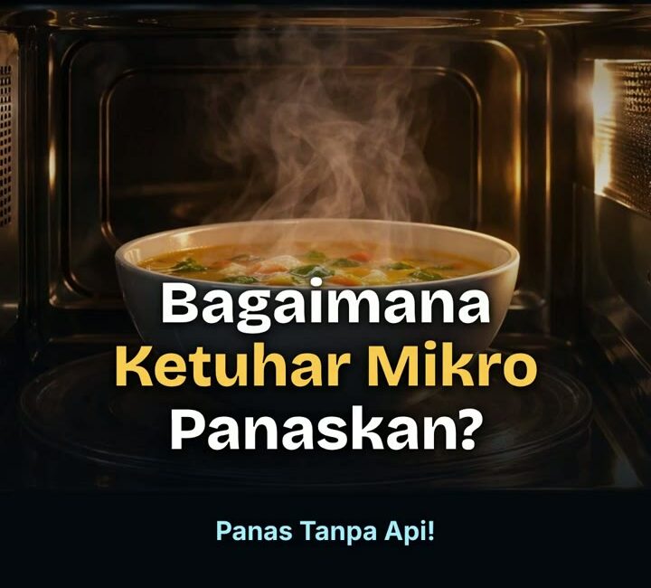 Bagaimana Ketuhar Gelombang Mikro Memanaskan Makanan