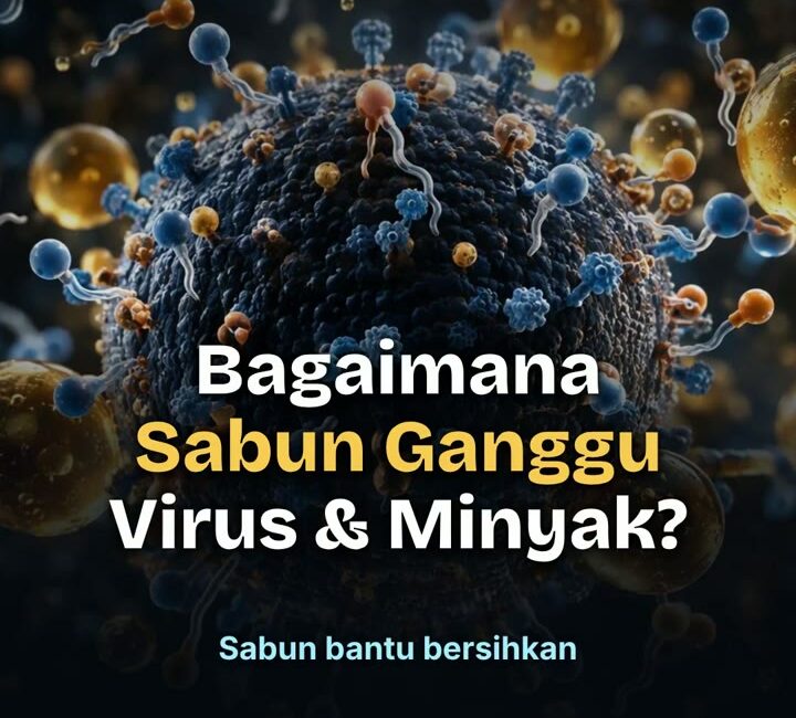 Bagaimana Sabun Memusnahkan Virus & Minyak