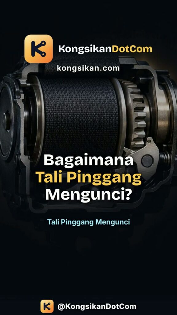Bagaimana Tali Pinggang Keledar Kereta Mengunci Semasa Kemalangan