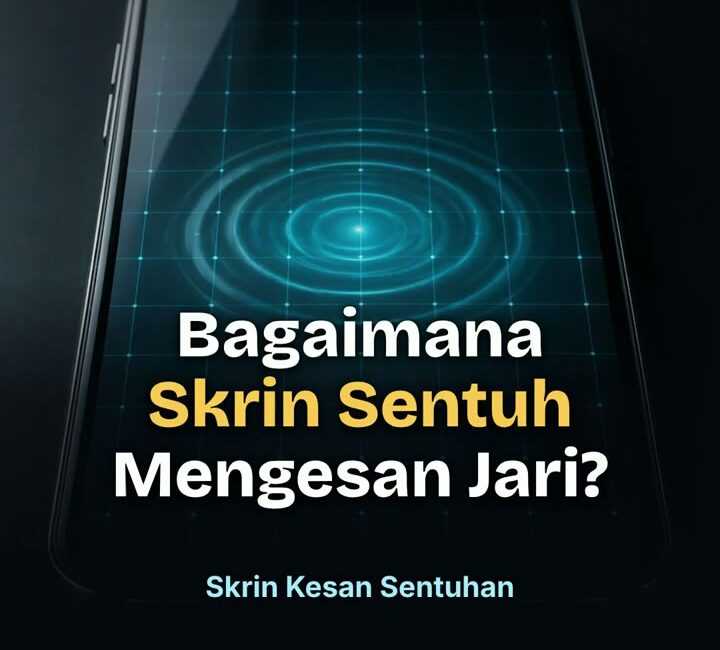 Bagaimana Skrin Sentuh Telefon (Capacitive Touchscreen) Mengesan Jari