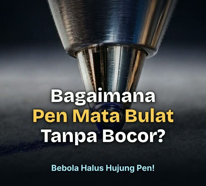 Bagaimana Pen Mata Bulat (Ballpoint Pen) Menulis Tanpa Bocor
